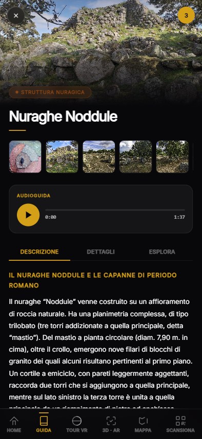 Noddule — Audioguida