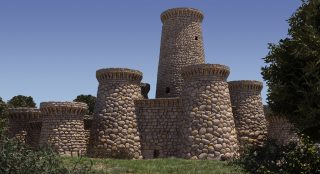 Ricostruzione 3D del Nuraghe Arrubiu, Orroli